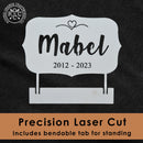 Tabletop Pet Memorial Gift Plaque - Personalized Pet Memorial Plaques