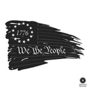 American Flag Distressed - Tattered American Flag Wall Art