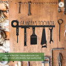 No One Else Measures Up to Dad Family Name Sign - Custom Fathers Day Gifts