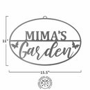 Garden Custom Ovals - 4 Styles - Personalized Garden Signs Decorative Outdoor