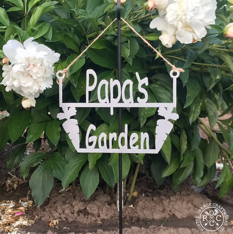 Garden Hanger Sign - 2 Styles - Decorative Garden Signs Gifts for Men and Women