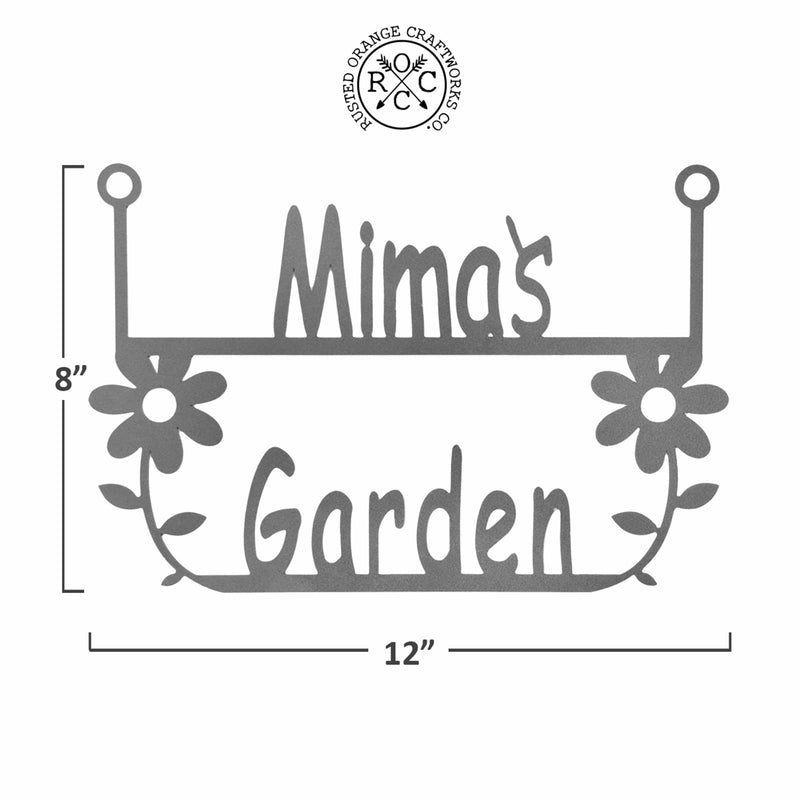 Garden Hanger Sign - 2 Styles - Decorative Garden Signs Gifts for Men and Women