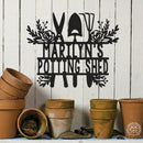 Find Me In The Garden Custom Sign - 2 Styles - Personalized Gardening Decor Outdoor Signs