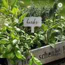Window Garden Markers - Single - Herb Garden Plant Identification Stakes
