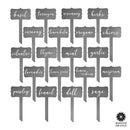 Window Garden Markers - Single - Herb Garden Plant Identification Stakes