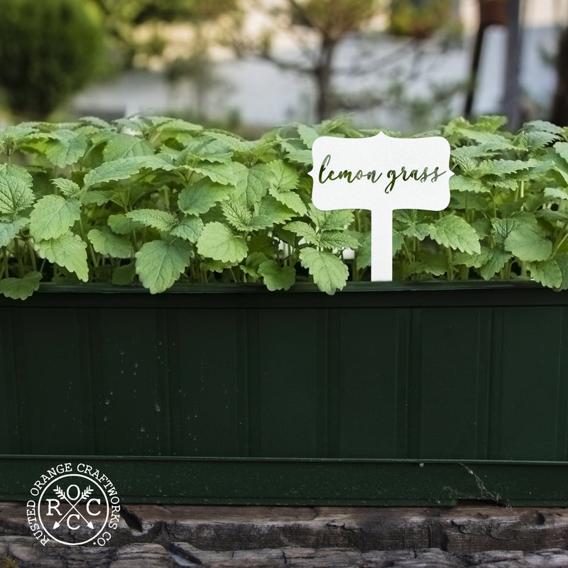 Window Garden Markers - Your Favorite 5 - Herb Garden Plant Identification Stakes