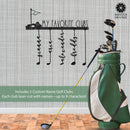 Hole in One Personalized Family Names Golf Sign - Golf Papa Signs Wall Decor