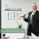 Hole in One Personalized Family Names Golf Sign - Golf Papa Signs Wall Decor