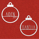 Amelia Jane Ornament - 2 Please - Customized Christmas Ornament for Christmas Tree