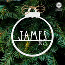 Amelia Jane Ornament Collection - 5 pack - Customized Christmas Ornament