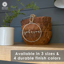 Minimalist Custom Ornaments - 5 Pack - Metal Personalized Christmas Ornaments