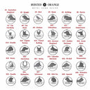 Personalized Pet Ornaments - Set of 2 - Custom Dog or Cat Christmas Tree Ornaments