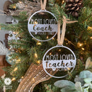 Personalized VIP Thank You Gift Ornament  3 pack - Appreciation Gifts For Friends and Loved Ones