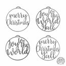 Merry Christmas & Joy to the World Y'all Ornament - Christmas Ornament Decorations