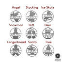 Waiting for Santa Ornament - Single - Personalized Name Christmas Ornaments