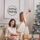 Winter Greeting Signs - Metal Christmas Wreath Decor