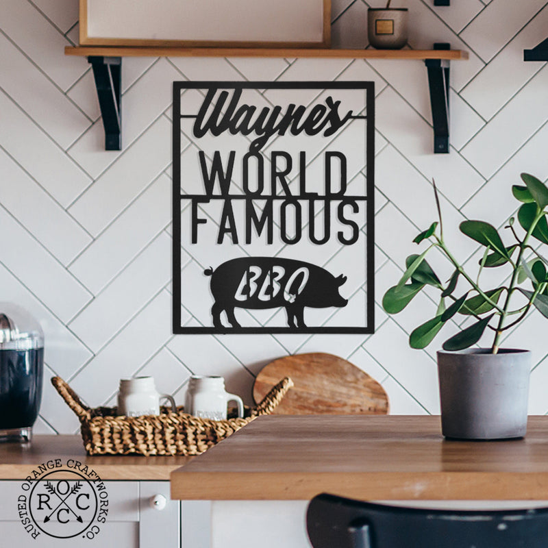 World Famous and Smokin Hot BBQ Collection - BBQ Grill House Decor