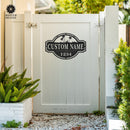 Home on the Range Oversized Address Plaque - House Number Sign
