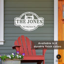 Home on the Range Oversized Address Plaque - House Number Sign