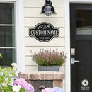 Home on the Range Oversized Address Plaque - House Number Sign