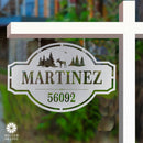 Home on the Range Oversized Address Plaque - House Number Sign