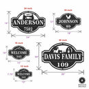 Home on the Range Oversized Address Plaque - House Number Sign