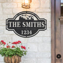 Home on the Range Oversized Address Plaque - House Number Sign