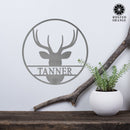 Wildlife Signs - Personalized Hunting Decor for Cabin, Gifts for Men - Custom Cowboy Western Wall Decor With Name