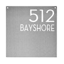 Hyde Address Plaque - House Number Address Sign Decor for Front Door
