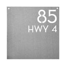 Hyde Address Plaque - House Number Address Sign Decor for Front Door
