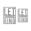 Let Freedom Ring - Rectangle or Circle Patriotic Fourth of July Home Decor