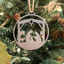 Merry and Bright Ornaments - Set of 3 - Christmas Ornament Jesus Decorations