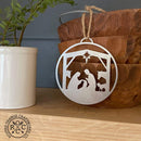 Merry and Bright Ornaments - Set of 3 - Christmas Ornament Jesus Decorations
