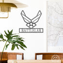 Military Personalized Plaque - Custom Armed Forces Memorial Day and Veterans Day Decor