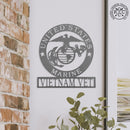 Military Personalized Plaque - Custom Armed Forces Memorial Day and Veterans Day Decor