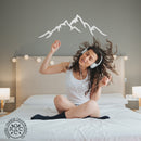 Mountain Metal Wall Art - Lodge Themed Mountain Decor Wall Art