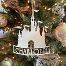 Mouse Ears and Castle Ornament - Single - Christmas Tree Decorations