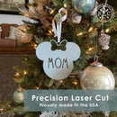 Mouse Ears and Castle Ornament - Single - Christmas Tree Decorations