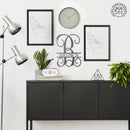 16" Fancy Letter Monogram - Custom Metal Family Sign House Name Plates