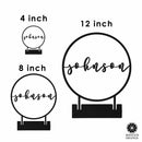 Anderson Tabletop or Shelf Personalized Name Sign - 2 Styles - Last Name Signs