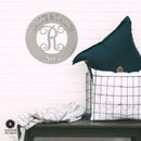 Nom Royale Monogram - Wedding Gift and Anniversary Gift for Couple Steel