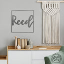 Open Script Sign 15" - 2 Styles - Anniversary or Wedding Gift Name Sign