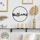 Open Script Sign 15" - 2 Styles - Anniversary or Wedding Gift Name Sign