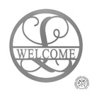 Thick Border Circle Monogram - Personalized Name Signs for Home Decor