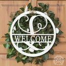 Thick Border Circle Monogram - Personalized Name Signs for Home Decor