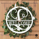 Thick Border Circle Monogram - Personalized Name Signs for Home Decor