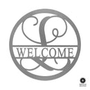 Thick Border Circle Monogram - Personalized Name Signs for Home Decor