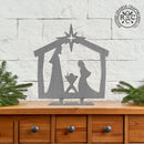 9" Nativity Silhouette - 4 Styles - Birth of Jesus Scene Figures