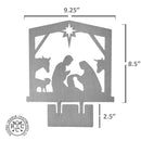 9" Nativity Silhouette - 4 Styles - Birth of Jesus Scene Figures