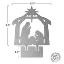 9" Nativity Silhouette - 4 Styles - Birth of Jesus Scene Figures